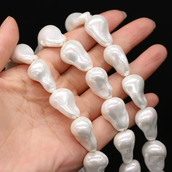 Natyrore të Parregullt Rënie Formë Shell Perla Barok Rruaza Përdorur për DIY Grave Byzylyk Gjerdan Vëth të Bërë Bizhuteri dhe Aksesorë