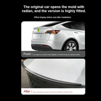 Model3 Makinë Shkatërruesi Bisht Krahët ModelY ABS Fibra të Karbonit Model Për Tesla Modeli 3 Y Origjinale të Jashtme Modifikimi 2022Accessories