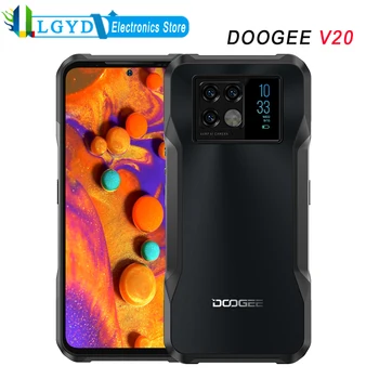 DOOGEE V20 Dyfishtë 5G Thyer Telefonin 8GB+256GB ROM IP68 i papërshkueshëm nga uji 6.43