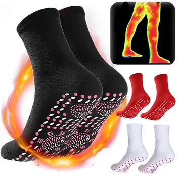 Dimrit Vetë-Ngrohje Çorape Termike të Nxehtë Çorape të Buta Elastike të bëhem më i dendur Anti-Shqip Çorape për Gratë e Burrat në Natyrë Çiklizmit Ski Tub Goditje