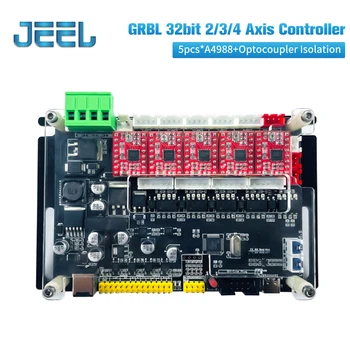 GRBL1.1 4 Aks CNC Kontrollues 32 bit USB CNC Gdhendje Lazer Machine Kontrollit të Bordit të Shkëputur Jashtëm Shofer CNC të Përmirësuar Grbl