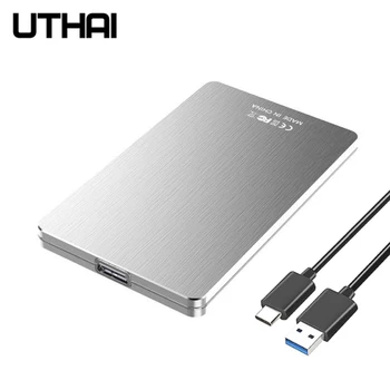 UTHAI G13 të Reja USB3.1 Shpejtësi të Lartë 7mm 5mm Mobile SATA Hard Drive Rrethimi 2.5 Inch Alumini Alloy Mur Rrethimi i HDD