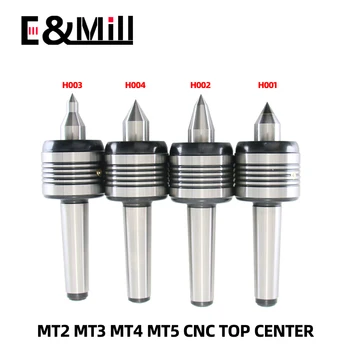 MT2 MT3 MT4 MT5 Morse CNC Lathe Rrotullues Qendra Standard të Dyfishtë Kon Kokën Jetojnë Qendra Për Morse Kthyer Qendër të Dyfishtë Top Center
