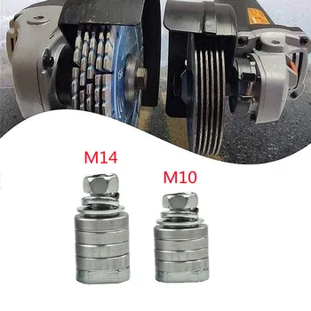 M10/M14 Kënd Mulli për Grooving Makinë Përshtatës Konvertimit Kit Flange Arrë Metalike Bllokohet Arrë Grooving Makinë Për 100/125-230