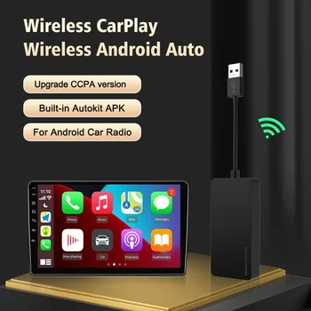 Lidhje Wired Carlinkit Për Wireless Mollë CarPlay Celular Android Auto Dongle Pasqyrë Përshtatës