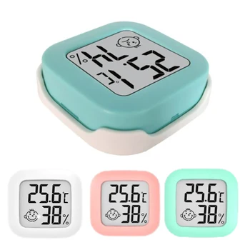 Mini Termometër Digital Hygrometer Shtëpie LCD Hygrometer Lagështia Sensor Metër Shtëpi Dhomë Motit Stacioni Temperatura e Matur