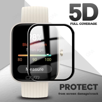 5D film për amazfit Bip3 Bip 3 Pro Ekran Mbrojtës për amazfit Bip S U Smart Watch Plotë të Mbuluar Mbrojtëse Nuk Xhami Pajisje