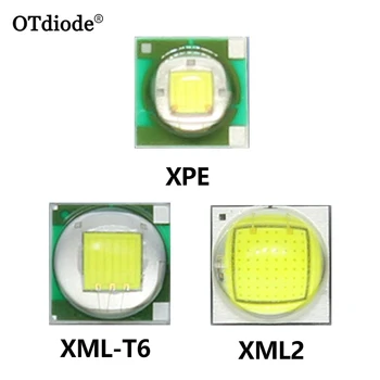 10PCS 1W 3W XPE 3.5*3.5 mm 5W 10W 5*5mm XML-T6 XML2 3V UDHËHEQUR diodes LED Llambë LED Llambë Bead Dore Qelibar Bardhë e Sinjalit të dritës DIY