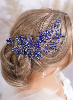 Modës Kristal Nusërisë shirit dekorativ diamant i rremë Dasmës Headdress Pajisje të Flokëve për Femrat Headpiece Tiara Partia e Flokëve, Bizhuteri
