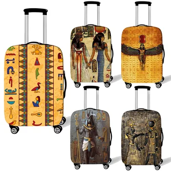 Egjiptian Shtyp Art Bagazheve Mbulojnë Egjiptit, Faraonit Gratë Burrat E Udhëtimit Valixhe Mbrojtëse Mbulon Horus Karrocë Mbuluar Rast Dhuratë