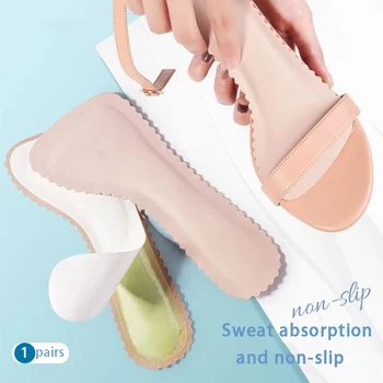 Një Palë Sandale Insoles të Rehatshme Djerse-thithjen e Deo të Lartë Këpucë takë të vetme Stickers Jastëk të Butë Fund Përdorimit Të grave sandale