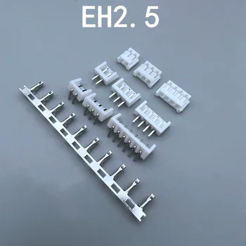 50Pcs EH 2.5 mm Katran Lidhës Zëvendësimi i jst B*B-EH 2P 3P 4P 5P 6P 7P 8P 10P EH2.5 Katran Drejt Pin Socket Banimit Termin