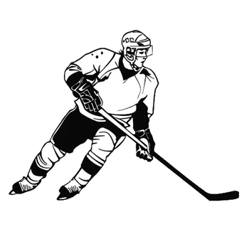 13cm*9.cm Hokej mbi Akull Sportive të Modës Dritares së Veturës Stickers Makinë Styling