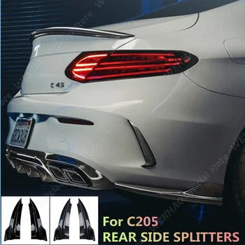 Parakolp pasme Diffuser Anën Splitters për Mercedes Benz C-Class Coupe C205 C200 C250 C260 C300 C43 C63 AMG Pajisje të 2015 - 2021