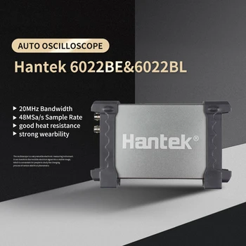 Hantek 6022BE&6022BL Auto Oscilloscope Laptop PC me USB Portable осциллограф 2 Dixhitale Ruajtjen 20MHz 48MSa / s oscilloscope