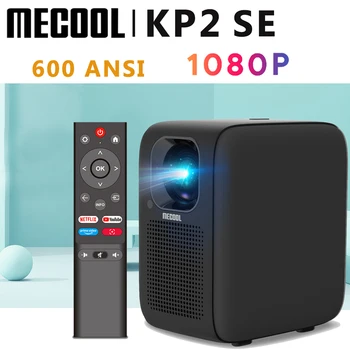 Mecool KP2 SE 1080P HD Projektor 600 ANSI Linux OS Projecteur Shtëpi Mini Film Doby Audio Netflix KP1 Amtare Proyector