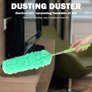 Microfiber Duster Pastrimi Furçë Mund Të Zgjaten Duart Pluhur Heqjen E Pastër Anti Brusha Për Pluhur Në Shtëpi Pendë Makinën E Mobiluar Ne Menyr Pastrimi