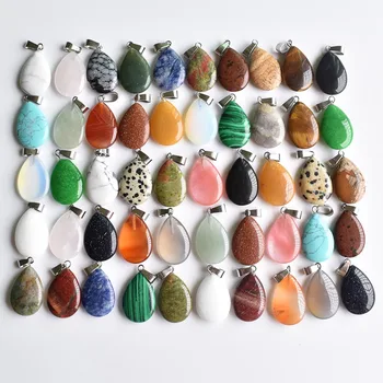 Me shumicë 50pcs/shumë 2020 modës nxehtë shitur guri natyror të ujit të bjerë formë pendants charms për Necklaces bërë të anijeve të Lirë