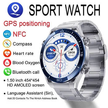 2023 Ri NFC ECG+PPG Bluetooth Thirrje Smartwatch Njerëzit GPS-Tracker Lëvizje Byzylyk Palestër Për Huawei Orëve të Fundit Smart Watch