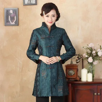 Risi Rroba Të Modës Pallto Kineze Stil Klasik Të Zgjasin Xhaketë Pallto Orientale Grave Outerwear Xhaketa Mbrëmje Partisë Overcoat