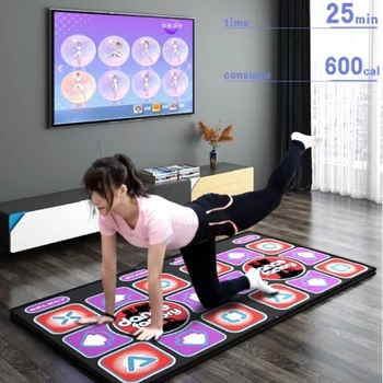 Emri TV PC Kompjuterike 3D Dyfishtë Valle Mat në Shtëpi Shtëpie PVC HD Running Lojë Yoga Mësuarit Masazh BlanketKids Lodër Dhuratë