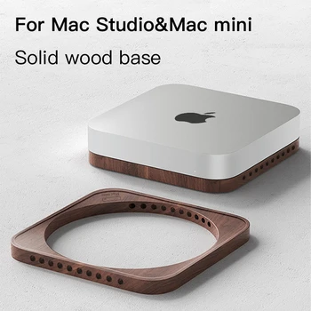 Druri Desktop të Qëndrojë për Apple Mac Mini Mac Studio Dustproof Mbajtës të Ngrohjes e Ftohjes Malin macmini piedestal raft djep Pajisje