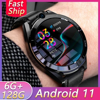RE Z40 6G 128G Smart Watch Android 11 4G Neto të Sistemit të Dyfishtë GPS, WiFi 900mAh Baterisë MTK Chip Video Thirrje 8MP Kamera Njerëzit Smartwatch