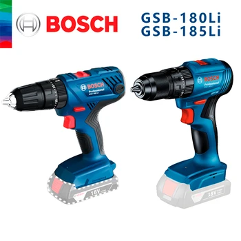 Bosch 18v Ndikim Stërvitje GSB 180 LI 185 LI Elektrike Kaçavidë Ndikim Stërvitje Elektrike Kaçavidë Pistoletë Stërvitje Bosch elektirke