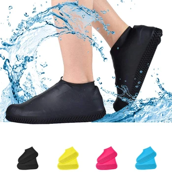 Vintage Gome, Çizmet E Reusable Latex Shi I Papërshkueshëm Nga Uji Këpucë Të Mbuluar Jo-Shqip Silikoni Overshoes Boot Mbulon Unisex Këpucë Dhe Aksesorë