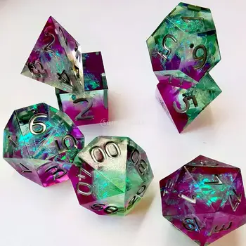 Polyhedral dices vendosur Tabela Lojë dices lodra Roli i Luajtur Lojë Dices Vendosur Lojës Props D4 D8 D10 D12 D20 dices polyhedron dices