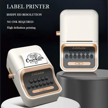 Etiketimi Makinë Gabuar Titullin Printer Të Përshtatshëm Të Vogël Bluetooth Smart Thermosensitive Ngjitet Shënim Printer Të Vogla Shtypjen Etiketë