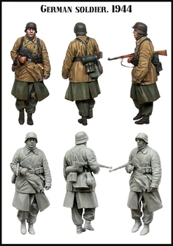 1/35 Rrëshirë Figura Model Kit modelimit Historike ushtarake LIDHËS.1944 Unassambled Unpainted