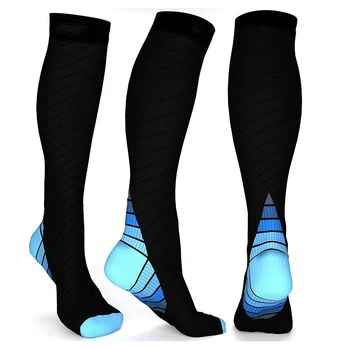 Brothock Natyrë Drejtimin presion çorape të rritur najloni sport çorape të reja me porosi elasticitetin palestër stockings gju çorape compression