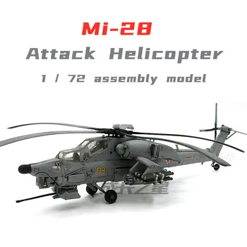 1/72 Model Aeroplan Mi-28 Kërdi Anti-Tank Sulm Helikopter Ushtarak Kuvendit Model Lodra