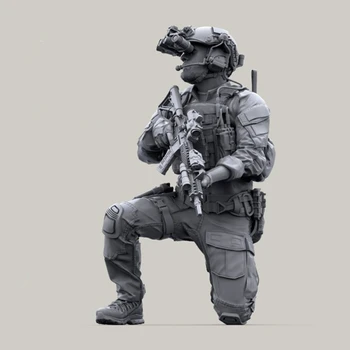 1/35 Rrëshirë Figura të NA Forcave Speciale/MARSOC Moderne Ushtar në Veprim me GPNVG-18 Panoramike Natën Vizion Syze Vetë-Kuvendi B