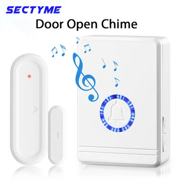 Sectyme Dera E Hapjes Sensor Wireless Derë Dhe Dritare Të Sigurisë E Alarmit Të Sigurisë Në Shtëpi Të Hapur Derën Chime Të Shpejtë Të Ofrimit Të