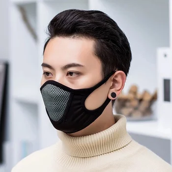 Njerëzit e Breathable Fytyrë Maskë e Zezë Ndërlidhen me Leckë Gojën e Mbuluar Rritur Lahet Reusable 3D Mbrojtjen Fytyrë Maskë e Partisë Dekorimin