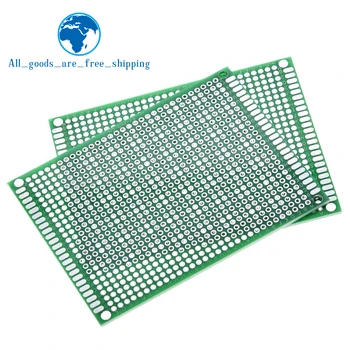 TZT 7x9cm PROTOTIP PCB 7*9cm panelit të dyfishtë shtresë/tinning PCB Universale të Bordit të dyfishtë Njëanshëm PCB 2.54 MM bordi Gjelbër