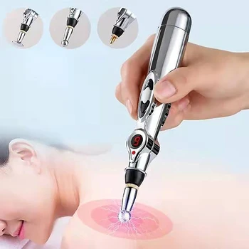 Elektrike Akupunkturë Pikë Masazh Stilolaps Lehtësim Dhimbje Lazer Terapi Elektronike Meridian Energjisë Stilolaps Trupit Kokën Prapa Qafës Këmbën Massager