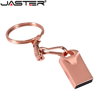 JASTER Mini Metalik USB Flash Drive 64GB Lirë Porosi LOGON Disqet Stilolaps 32GB Dhuratat Kryesore të Zinxhirit Memory Stick 16GB U Disk 8GB 4GB