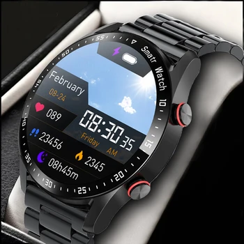 2022 të Reja ECG+PPG Ekran amoled Smart Watch Bluetooth Thirrje luajtësi i Muzikës Njeri Watch Sport i papërshkueshëm nga uji Luksoze Smartwatch Për Xiaomi