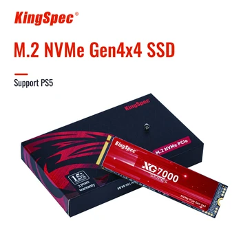 KingSpec SSD 512GB 1TB 2TB M2 NVME Hard Disk 4t M 2 PCIe Gen4 Brendshme Drive 2280 M. 2 PCIe 4.0 X4 HDD NMVE Ssd Hd për PS5 Laptop