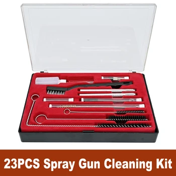 23pcs/set Airbrush Llak Armë Hundë Pastrimi Kit Cleaning Tool Repair Kit Gjilpërë & Furçë të Vendosur të Auto Pjesëve Pastrimi Kit Armë Furçë