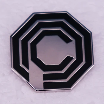 Robocop OCP logon e Smaltit Pin science fiction veprimit film Metal të Distinktivit Brooches Dekoroj Bizhuteri