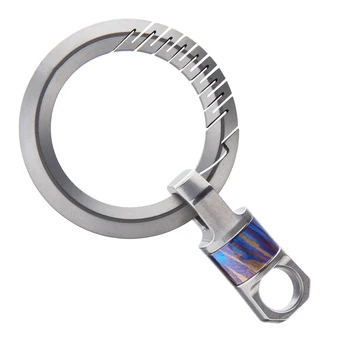 Titan Aliazh Keychain Universale Rotacionit Bel Belt Buckle Lehtë Keyring Natyrë Të Vogla Mjet